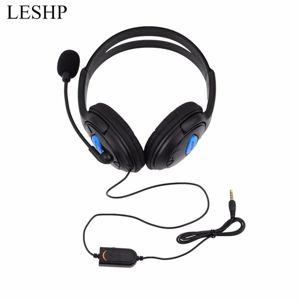 Wired Gaming Headset Earphones Headphones with Microphone Mic Stereo Supper Bass for Sony PS4 for PlayStation 4 Gamers Wholesale