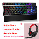 Original CK108 Mechanical Keyboard 104 Keys RGB Switch Gaming Wired klavye LED Backlit teclado for Gamer Computer overwatch dota