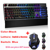 Original CK108 Mechanical Keyboard 104 Keys RGB Switch Gaming Wired klavye LED Backlit teclado for Gamer Computer overwatch dota