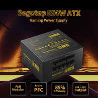 NEW 550W Full Modular Active PFC ATX Gaming Power Supply with Low Noise 120mm Fan for desktop computer pc case gamer