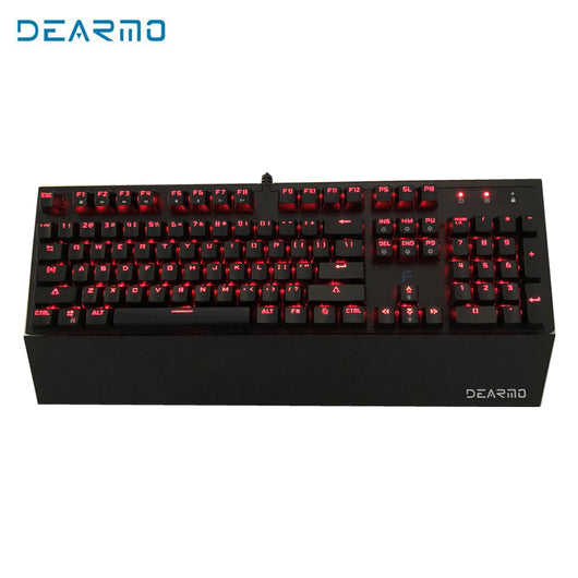 DEARMO Waterproof Gaming Wired Mechanical Keyboard Backlight Game Key for Computer Laptop Gamer