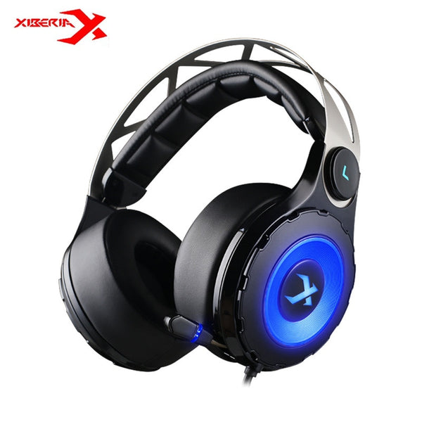 Xiberia T18 Pro USB 7.1 Surround Sound Gaming Headset Wired Computer Headphone Deep Bass Game Earphone With Mic LED for PC Gamer