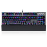 Motospeed CK108 Mechanical Keyboard USB Wired Gaming Keyboard Blue Switch RGB Backlight English Russian Keypads for Laptop Gamer