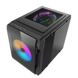 S SKYEE SGCC Mini Transparent PC Gamer Cooling Case Computer Small Air Chassis For ITX Motherboards Vertical Dust-Proof Frame