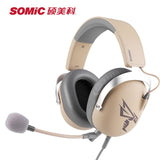 Somic G805 USB 7.1 Virtual Gaming Headset Casque stereo bass Game headphone earphone with Mic for Computer PC PS4 Xbox Gamer