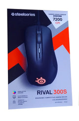 Gaming Mouse Steelseries RIVAL 300/300S Optical Mouse LED Ergonomics  Brand computer accessories  mouse gamer+1 Set Mouseskate