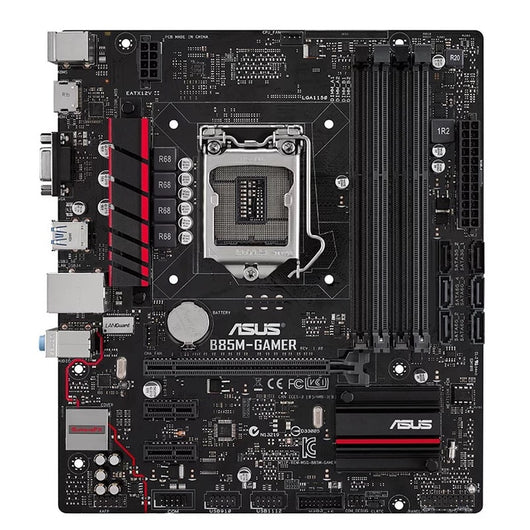 Used,for Asus B85M-GAMER Desktop Motherboard B85 Socket LGA 1150 i7 i5 i3 DDR3 32G SATA3 USB3.0 Micro-ATX